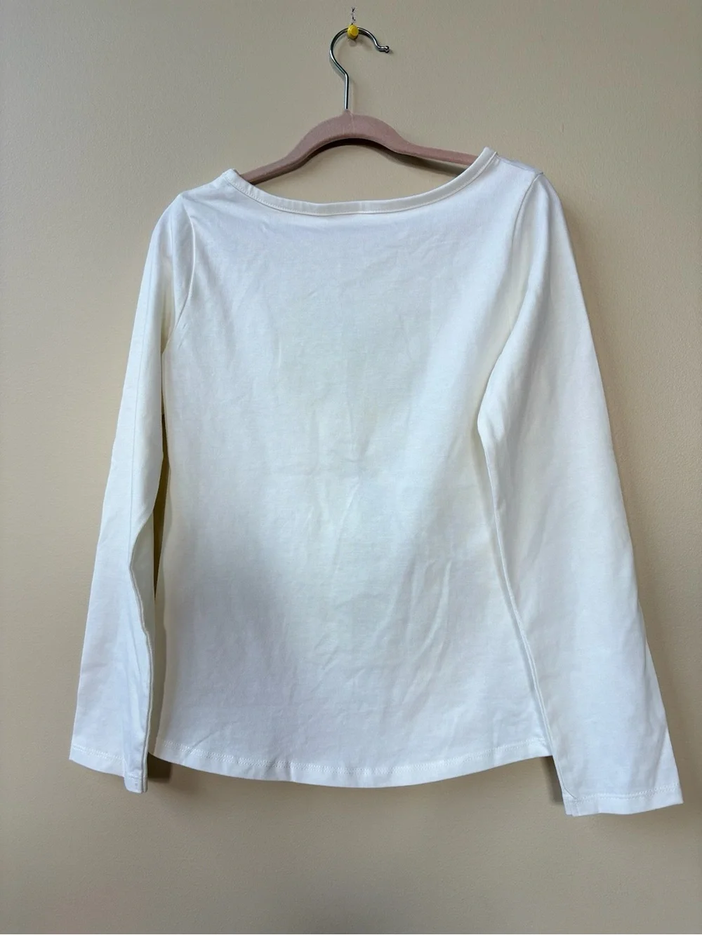 NWT - Gymboree - White Long Sleeve Tee with Cat Graphic - Girl’s Size 10